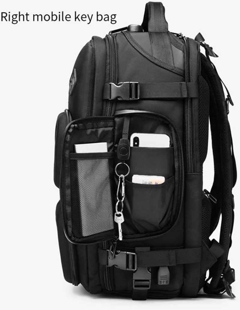 OZUKO BACKPACK | 48x32x17cm | 26L CAMO - 9309S-CAMO