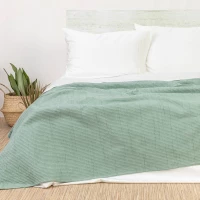 Κουβέρτα Πικέ Waffle Μονή Borea Home Textiles - Γκρι
