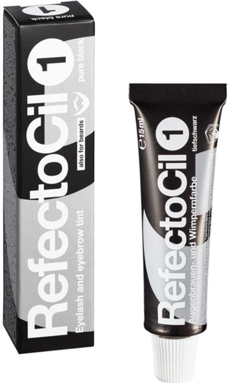 RefectoCil - Eyelash and Eyebrow Color Pure Black 1 / Beauty