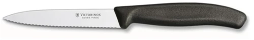 Victorinox Swiss Classic Paring Knife wavy black 10cm   Victorinox Cutlery