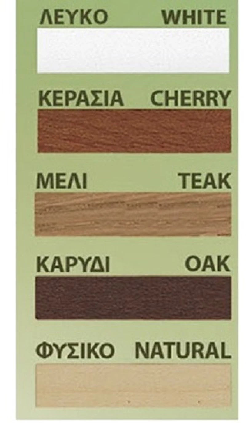 Κουρτινόξυλα Miraz Φ11 100cm Καρυδί