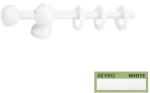 Κουρτινόξυλα Miraz Φ11 100cm Καρυδί