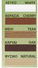 Κουρτινόξυλα Miraz Φ28 160cm Καρυδί