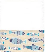 Πετσέτα Θαλάσσης Piscous Borea Home Textiles - Εκρού