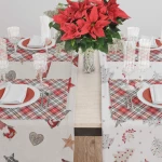 Τραπεζομάντηλο Χριστουγεννιάτικο Tartan 140 x 220 Borea Home Textiles