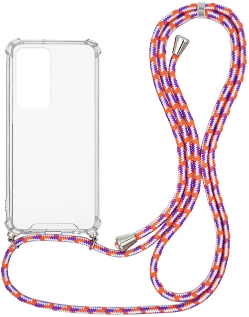 Θήκη Σιλικόνης με Κορδόνι Sonique Armor Clear Xiaomi Xiaomi 12 Pro 5G Rainbow Κοραλλί - Sonique - Rainbow Κοραλλί - Xiaomi 12 Pro 5G