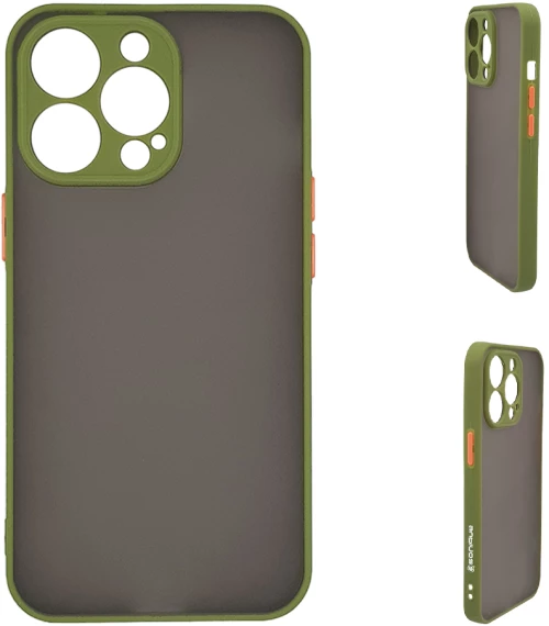 Θήκη Σιλικόνης Color Button Bumper Sonique Apple iPhone 14 Pro Πράσινο Ανοιχτό - Sonique - Πράσινο Ανοιχτό - iPhone 14 Pro