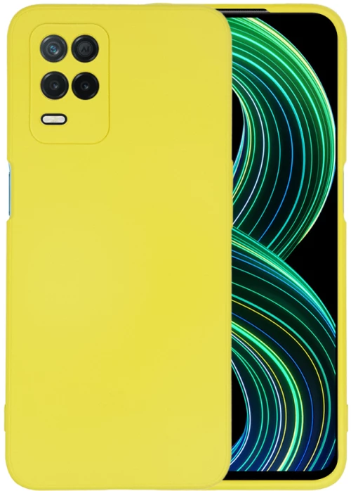 Θήκη Σιλικόνης My Colors Realme 8 5G Κίτρινο - My Colors - Κίτρινο - Realme 8 5G