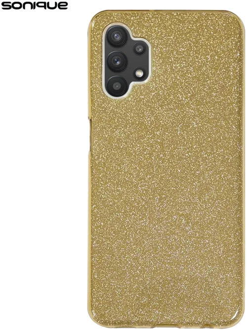 Θήκη Σιλικόνης Sonique Shiny Samsung Galaxy A32 5G Χρυσό - Sonique - Χρυσό - Galaxy A32 5G