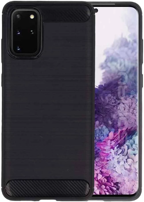Θήκη Σιλικόνης Sonique Carbon Brushed Samsung Galaxy S20 Plus Μαύρο - Sonique - Μαύρο - Galaxy S20 Plus