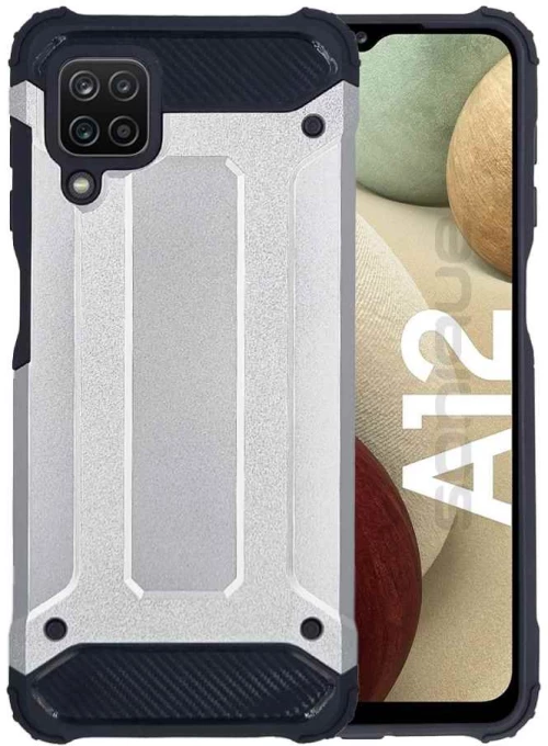 Θήκη Heavy Armor Sonique Samsung Galaxy A12/M12 Ασημί - Sonique - Ασημί - Galaxy A12/M12