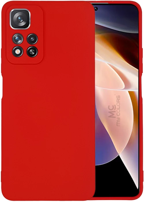 Θήκη Σιλικόνης My Colors Xiaomi Redmi Note 11 Pro Plus 5G Κόκκινο - My Colors - Κόκκινο - Redmi Note 11 Pro Plus 5G