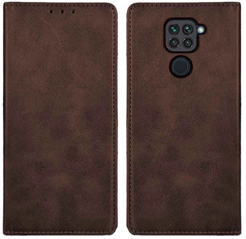 Θήκη Βιβλίο Vintage Magnet Book Sonique Xiaomi Redmi Note 9 Καφέ - Sonique - Καφέ - Redmi Note 9