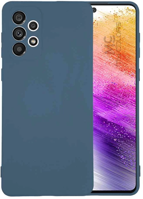 Θήκη Σιλικόνης My Colors Samsung Galaxy A73 5G Μπλε Σκούρο - My Colors - Μπλε Σκούρο - Galaxy A73 5G