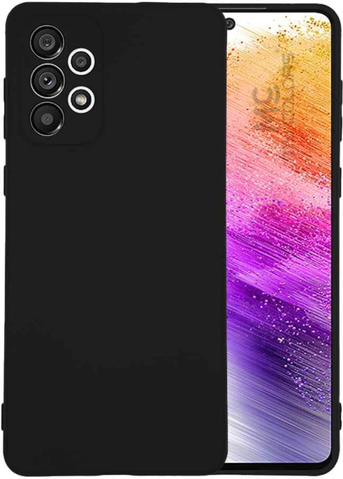 Θήκη Σιλικόνης My Colors Samsung Galaxy A73 5G Μαύρο - My Colors - Μαύρο - Galaxy A73 5G