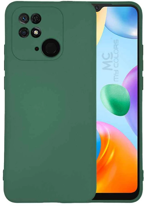 Θήκη Σιλικόνης My Colors Xiaomi Redmi 10C Πράσινο Σκούρο - My Colors - Πράσινο Σκούρο - Redmi 10C