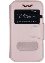 Θήκη Universal S-View Book 2,8"-3.3" Ροζ Χρυσό - OEM - Ροζ Χρυσό - 2,8"-3.3"