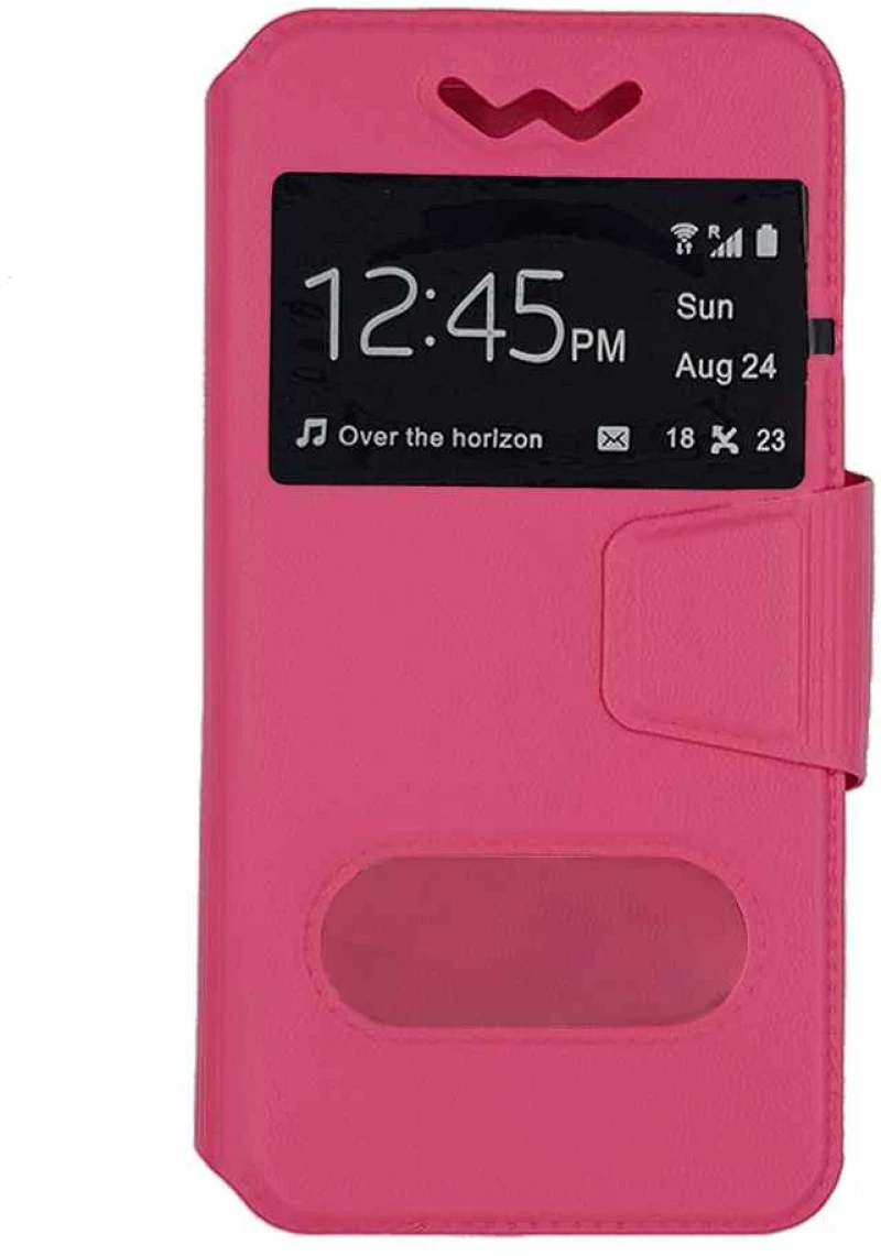 Θήκη Universal S-View Book 3,8"-4,3" Φουξ - OEM - Φουξ - 3,8"-4,3"