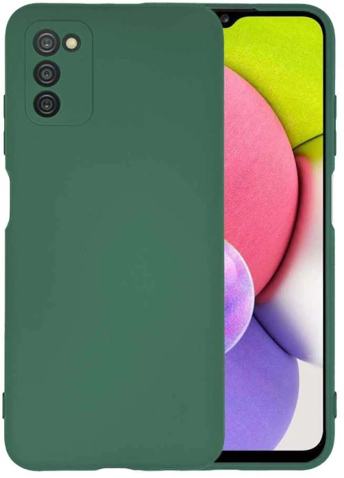 Θήκη Σιλικόνης My Colors Samsung Galaxy A03s Πράσινο Σκούρο - My Colors - Πράσινο Σκούρο - Galaxy A03s