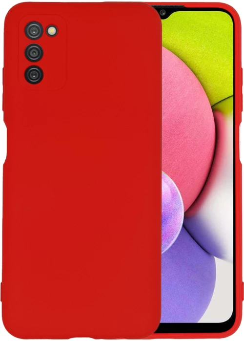 Θήκη Σιλικόνης My Colors Samsung Galaxy A03s Κόκκινο - My Colors - Κόκκινο - Galaxy A03s