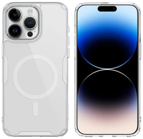Nillkin - Nature TPU MagSafe Case - iPhone 15 Pro Max - Transparent