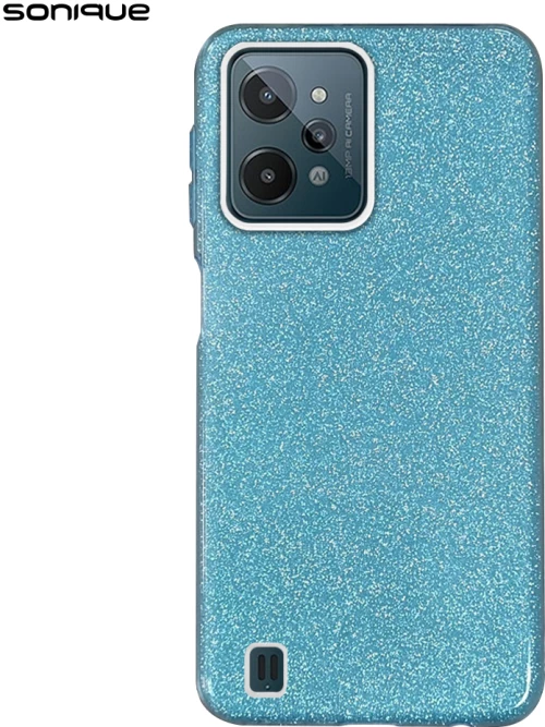 Θήκη Σιλικόνης Sonique Shiny Realme C31 Γαλάζιο - Sonique - Γαλάζιο - Realme C31