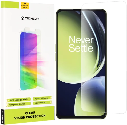 Techsuit - Clear Vision Glass - OnePlus Nord CE 3 Lite - Transparent