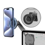 ESR - Premium Car Holder HaloLock (2B515) - Magnetic MagSafe Compatible for Tesla Models 3/Y/X/S Touchscreen Mount - Black