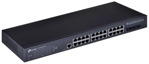 TP-LINK TL-SG3428X-UPS V1 Managed L2 Switch με 24 Θύρες Gigabit (1Gbps) Ethernet και 4 SFP Θύρες