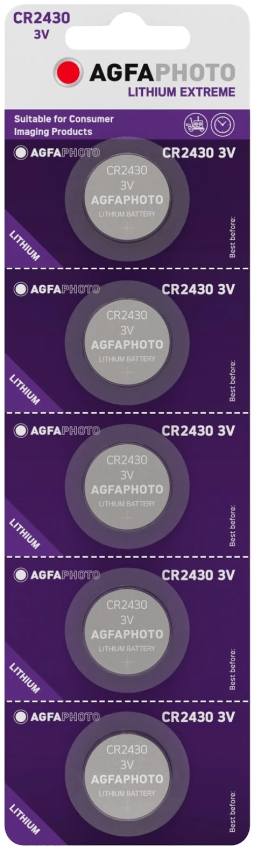 Μπαταρίες CR2430 AgfaPhoto (5 τμχ)