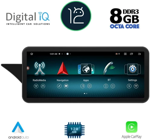 DIGITAL IQ TOP 19999_CPA (12.3") (NTG 4,5) MULTIMEDIA OEM MERCEDES SLK (R172) mod. 2012-2016