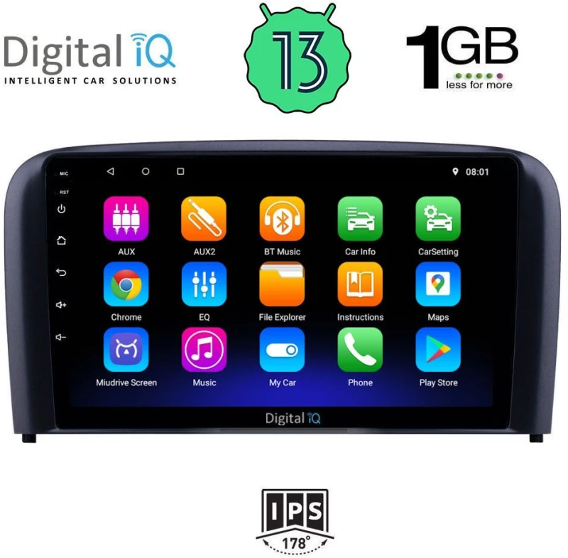DIGITAL IQ RSA 1786_GPS (9inc) MULTIMEDIA TABLET OEM VOLVO S80 mod. 1998-2006