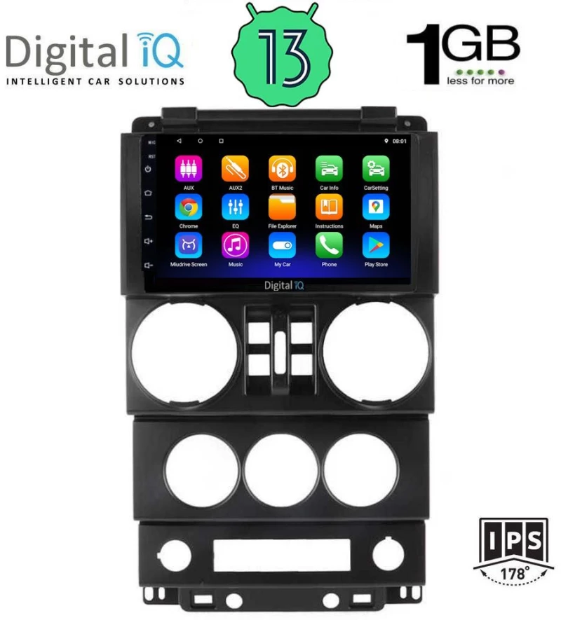 DIGITAL IQ RSA 1294_GPS (9inc) MULTIMEDIA TABLET OEM JEEP WRANGLER  mod. 2006-2011