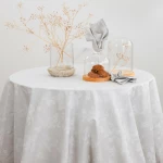 Τραπεζομάντηλο Ηρώ 140 x 220 + (8) 45 x 45 Borea Home Textiles - Εκρού