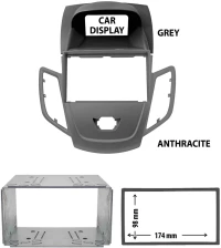 Πρόσοψη Ford Fiesta 2008 - 2018 (2 Din Ανθρακί) – 03.660G Phonocar