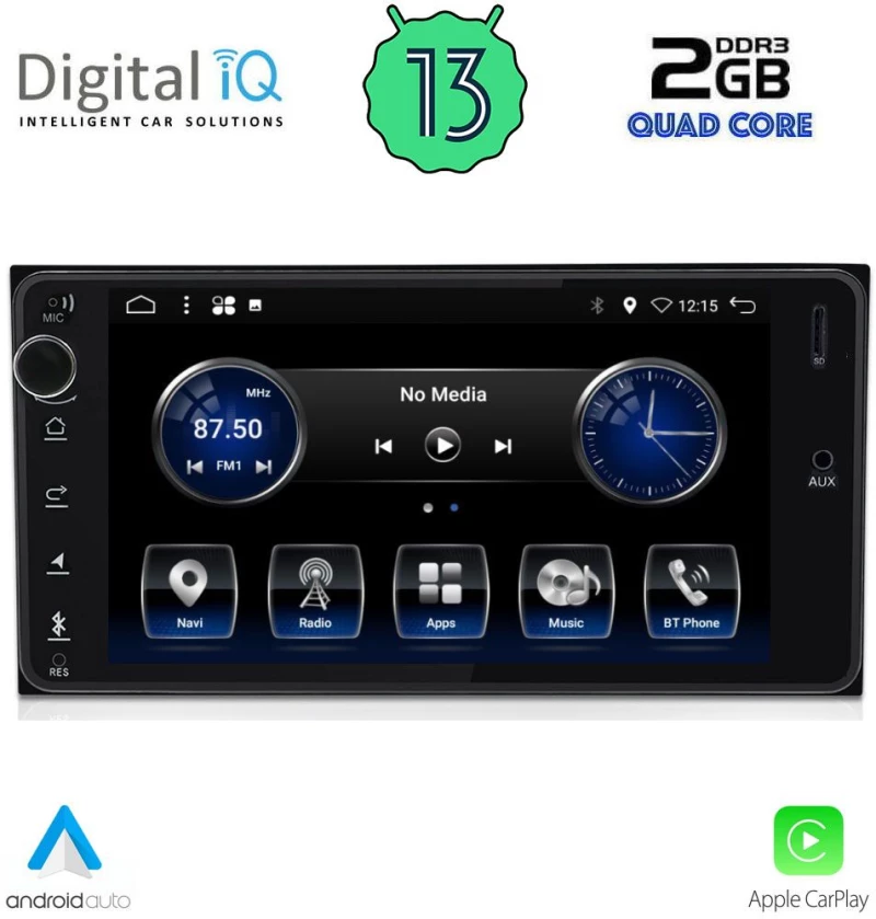 DIGITAL IQ BXH 263_CPA (7″ DECK) MULTIMEDIA OEM TOYOTA ALL (200mm)