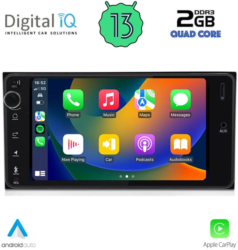 DIGITAL IQ BXH 263_CPA (7″ DECK) MULTIMEDIA OEM TOYOTA ALL (200mm)