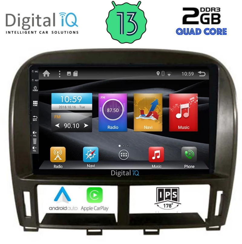 DIGITAL IQ BXH 3343_CPA (9inc) MULTIMEDIA TABLET OEM LEXUS ls 430 – xf 430 mod. 2000-2006