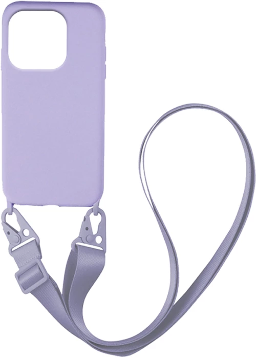 Θήκη CarryHang Liquid Silicone Strap Xiaomi Redmi 12C Λιλά - My Colors - Λιλά - Redmi 12C