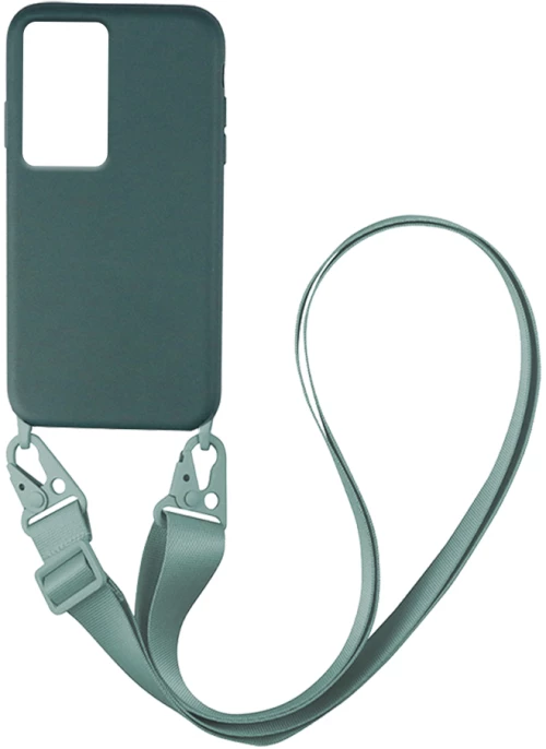 Θήκη CarryHang Liquid Silicone Strap Xiaomi Poco F4 5G Πράσινο Σκούρο - My Colors - Πράσινο Σκούρο - Poco F4 5G