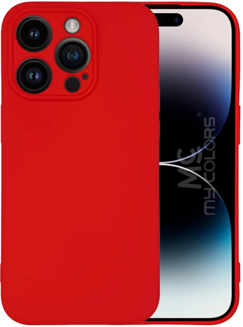 Θήκη Σιλικόνης My Colors Apple iPhone 14 Pro Κόκκινο - My Colors - Κόκκινο - iPhone 14 Pro