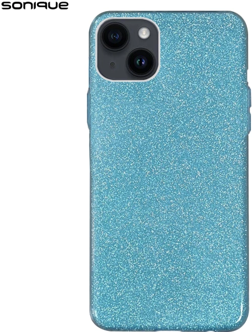 Θήκη Σιλικόνης Sonique Shiny Apple iPhone 14 Plus Γαλάζιο - Sonique - Γαλάζιο - iPhone 14 Plus