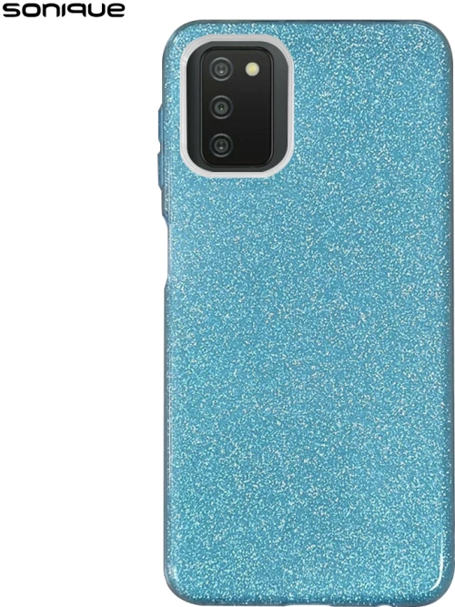 Θήκη Σιλικόνης Sonique Shiny Samsung Galaxy A03s Γαλάζιο - Sonique - Γαλάζιο - Galaxy A03s