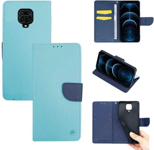 Θήκη Βιβλίο Sonique Trend Book Xiaomi Redmi Note 9S/9 Pro Σιέλ / Σκούρο Μπλε - Sonique - Σιέλ / Σκούρο Μπλε - Redmi Note 9S/9 Pro