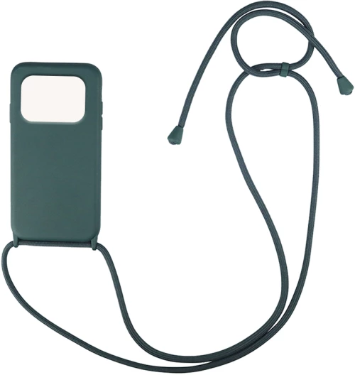 Θήκη Σιλικόνης με Κορδόνι CarryHang Xiaomi Poco M4 Pro 4G Πράσινο Σκούρο - My Colors - Πράσινο Σκούρο - POCO M4 Pro 4G