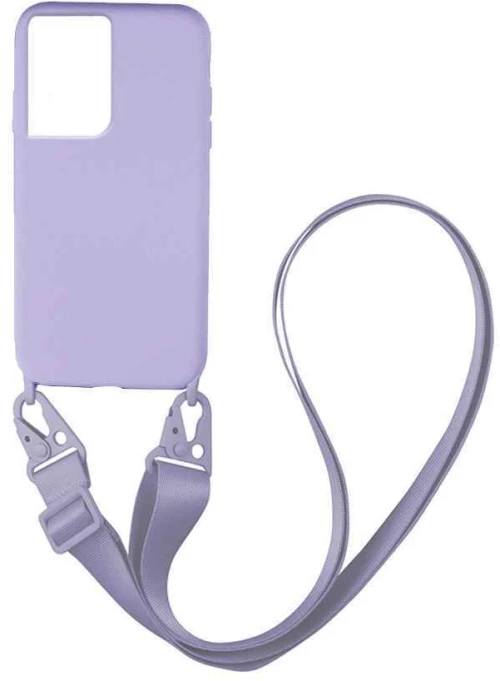 Θήκη CarryHang Liquid Silicone Strap Samsung Galaxy S21 Ultra Λιλά - My Colors - Λιλά - Galaxy S21 Ultra