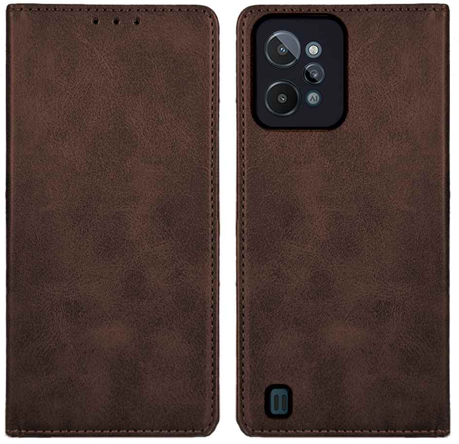 Θήκη Βιβλίο Vintage Magnet Book Sonique Realme C31 Καφέ - Sonique - Καφέ - Realme C31