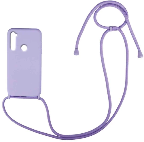 Θήκη Σιλικόνης με Κορδόνι CarryHang Xiaomi Redmi Note 8 / Redmi Note 8 2021 Λιλά - My Colors - Λιλά - Redmi Note 8, Redmi Note 8 2021