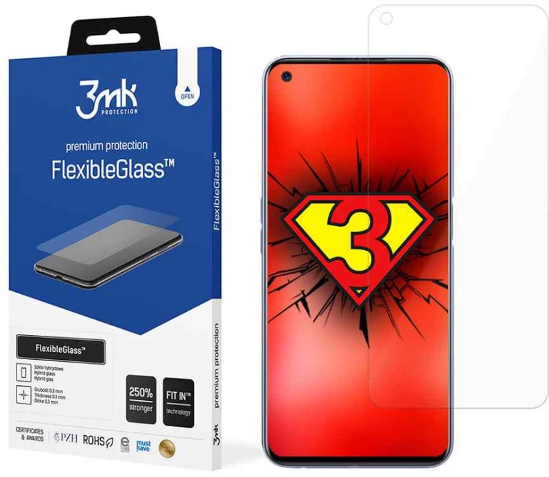 3MK Flexible Tempered Glass 7H Realme GT 5G - 3MK - Realme GT 5G