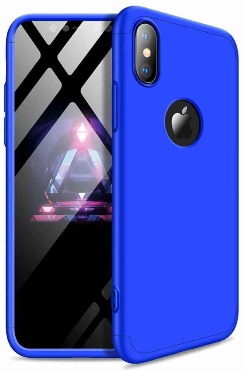 GKK 360 Full Body Protection Apple iPhone XR Μπλε - GKK - Μπλέ - iPhone XR